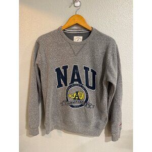 League NAU Lumberjacks Gray Crewneck Sweatshirt Med College